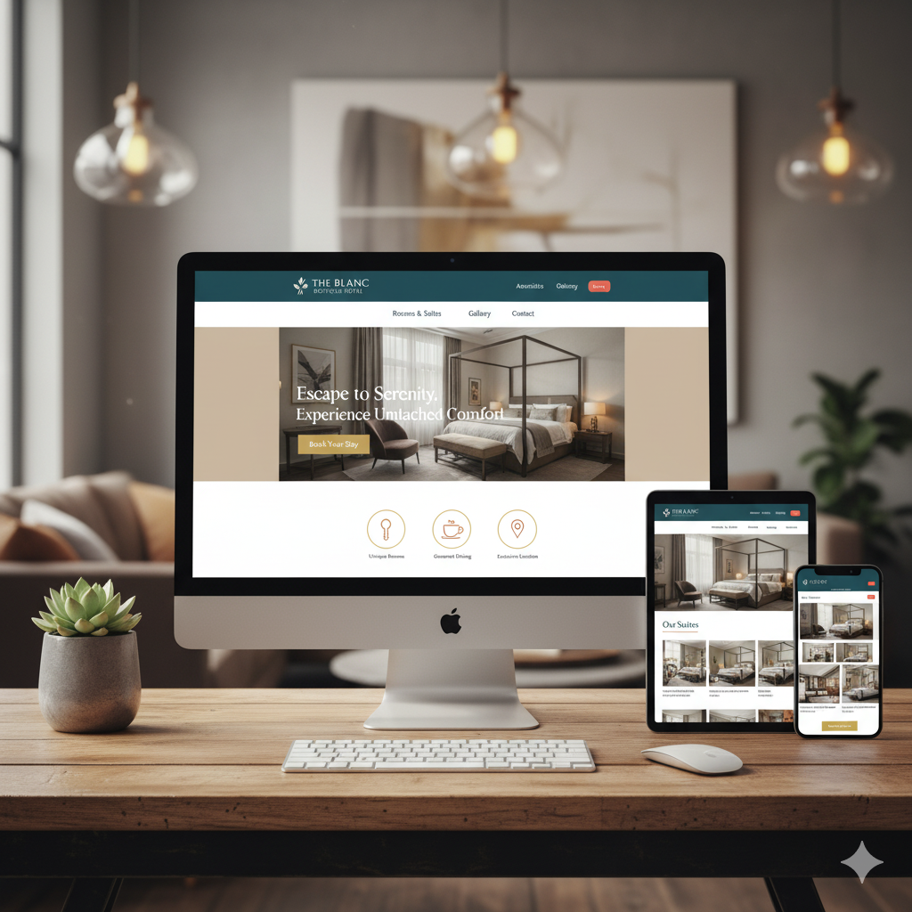 Butik Otel Web Tasarımı