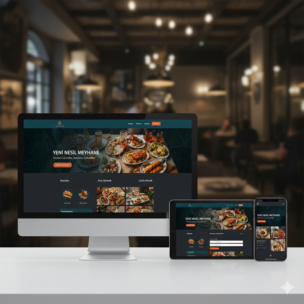 Kafe & Kahve Dükkanı Web Tasarımı