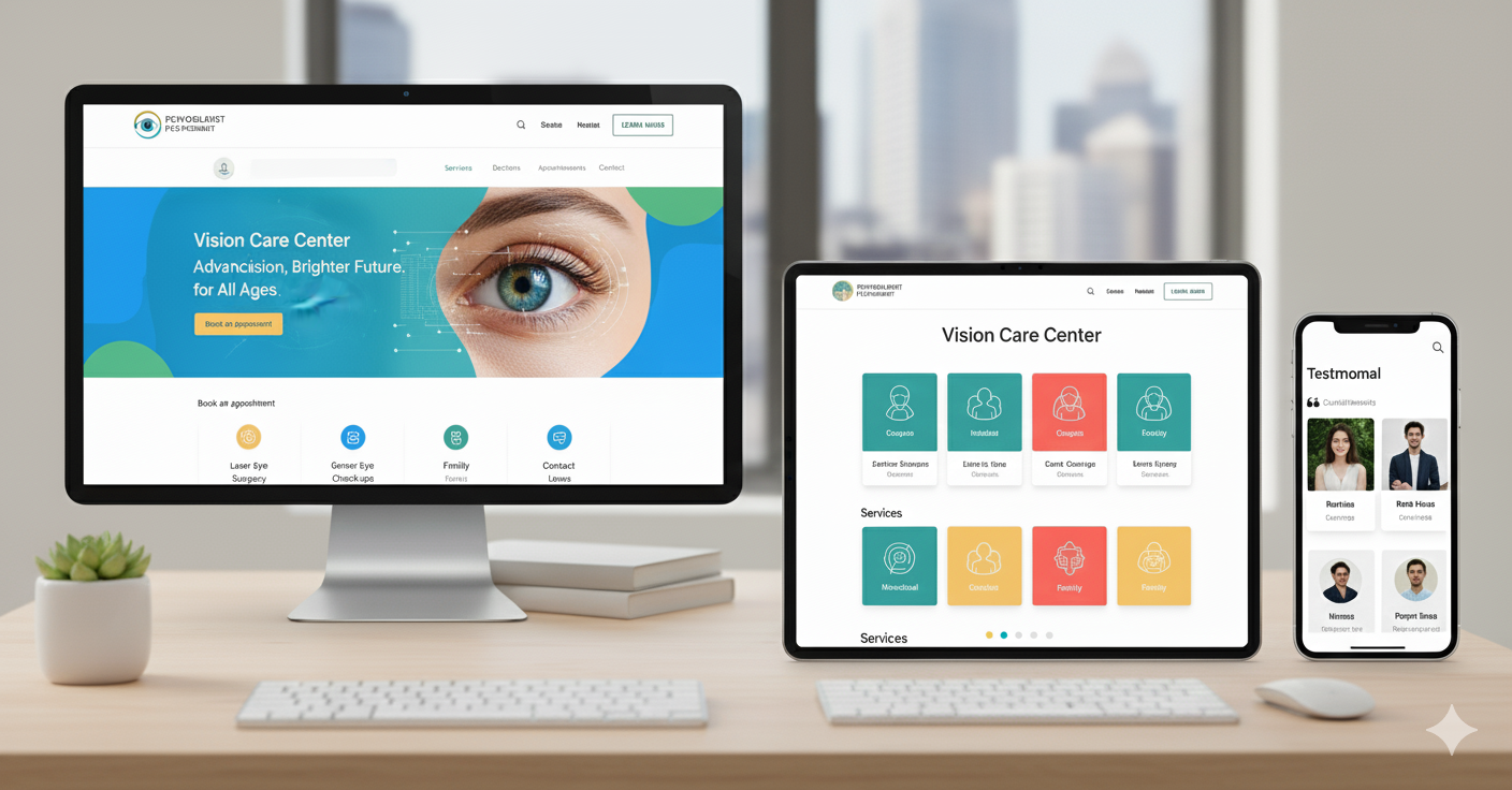 Göz Kliniği Web Tasarımı